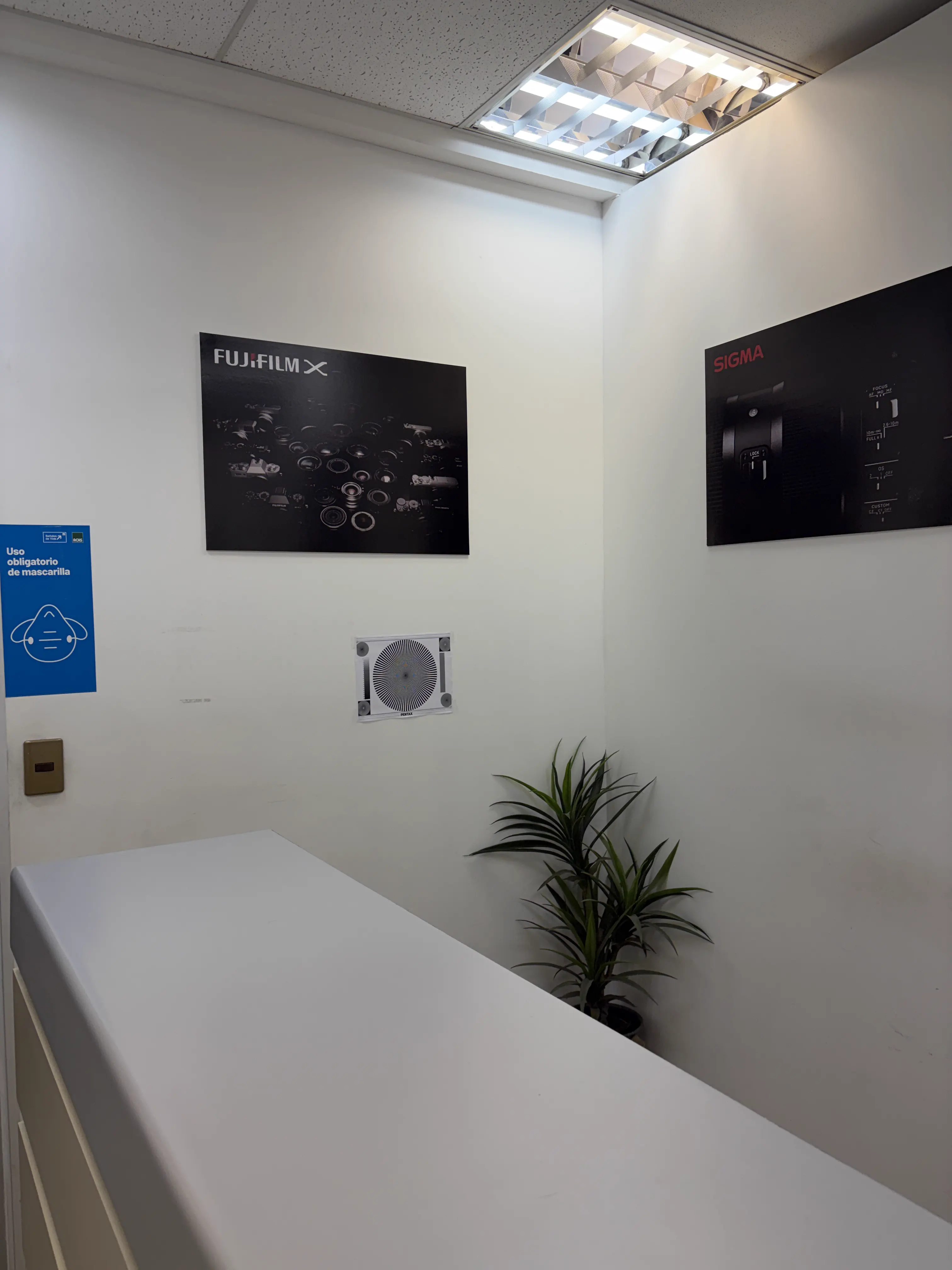 Área de atención de clientes en el taller
